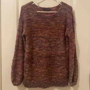 American Eagle Purple Knit Sweater
